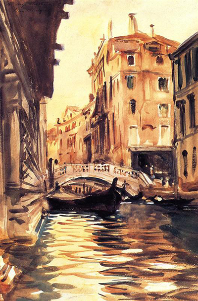 Ponte della Canonica John Singer Sargent